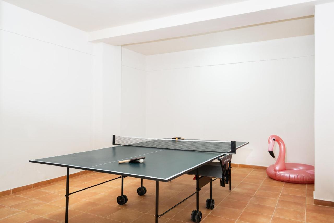 Beachfront Villa Turquoise With Private Pool, Bbq And Ping Pong Table Chania  Exteriér fotografie